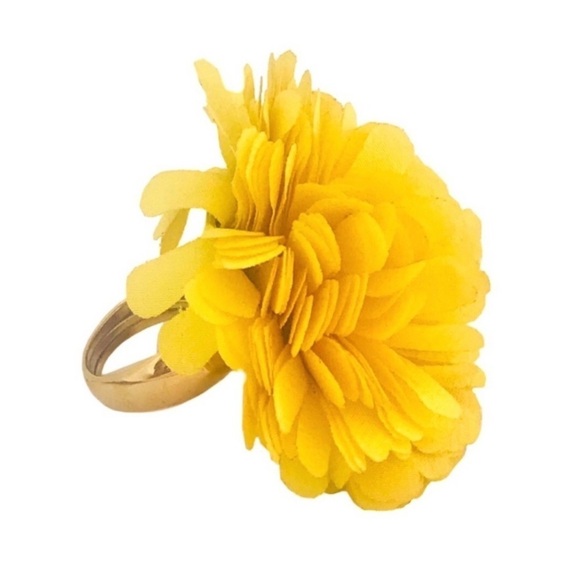 KATE SPADE • Date Night Flower Adjustable Ring - Picture 1 of 8